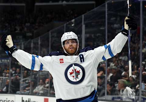 Adam Lowry #17, Winnipeg Jets. (Photo by Harry How/Getty Images)