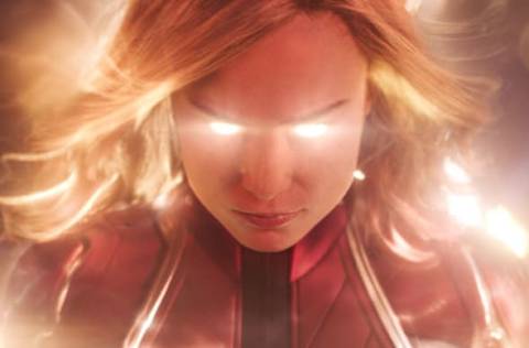 Marvel Studios’ CAPTAIN MARVEL..Captain Marvel (Brie Larson) ..Photo: Film Frame..©Marvel Studios 2019