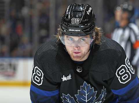 William Nylander #88 of the Toronto Maple Leafs. (Photo by Claus Andersen/Getty Images)