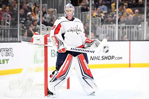 Darcy Kuemper, Washington Capitals Mandatory Credit: Bob DeChiara-USA TODAY Sports