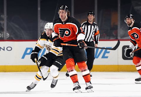 Kevin Hayes #13 of the Philadelphia Flyers. (Photo by Bruce Bennett/Getty Images)