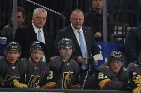 LAS VEGAS, NV – NOVEMBER 24: Vegas Golden Knights, Gerard Gallant (Photo by Christian Petersen/Getty Images)