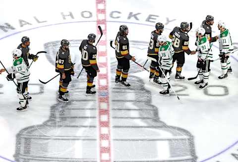 Vegas Golden Knights and the Dallas Stars (Photo by Bruce Bennett/Getty Images)