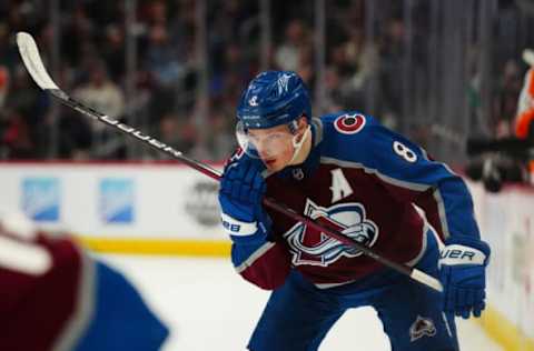 Cale Makar #8, Colorado Avalanche Mandatory Credit: Ron Chenoy-USA TODAY Sports