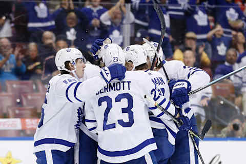 SUNRISE, FLORIDA – FEBRUARY 27: The Toronto Maple Leafs  (Photo by Michael Reaves/Getty Images)