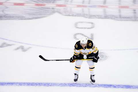 David Pastrnak #88 of the Boston Bruins. (Photo by Andre Ringuette/Freestyle Photo/Getty Images)