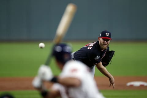 The Phillies may prefer signing Strasburg for a lower AAV. Photo by Rob Tringali/MLB Photos via Getty Images.