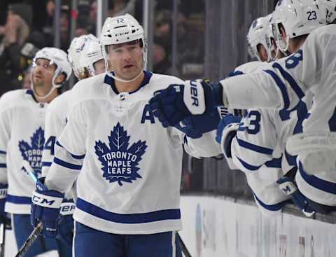 LAS VEGAS, NEVADA – FEBRUARY 14: Patrick Marleau #12 of the Toronto Maple Leafs   (Photo by Ethan Miller/Getty Images)