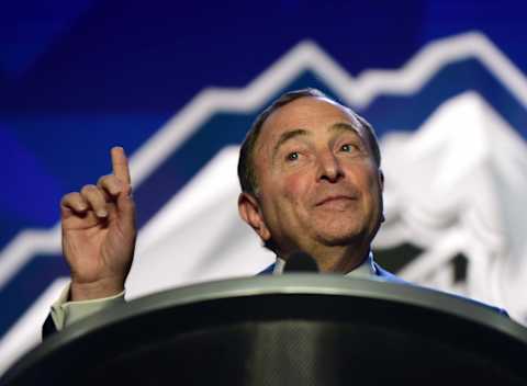 NHL commissioner Gary Bettman  Mandatory Credit: Anne-Marie Sorvin-USA TODAY Sports