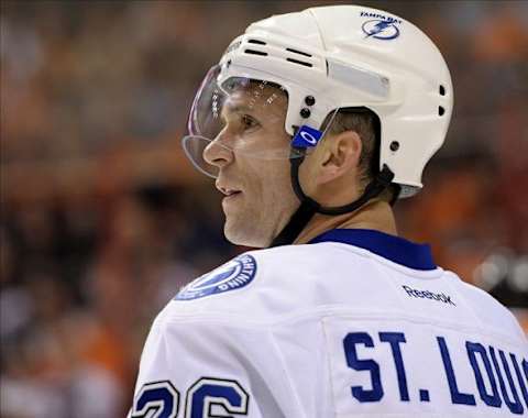 Tampa Bay Lightning right wing Martin St. Louis (26)Mandatory Credit: Eric Hartline-USA TODAY Sports