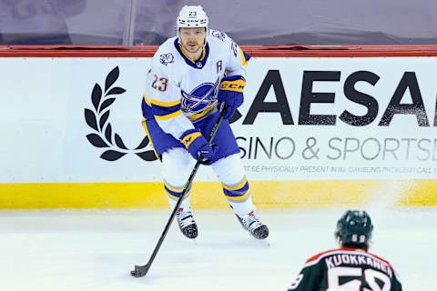 Buffalo Sabres center Sam Reinhart (23). Mandatory Credit: Vincent Carchietta-USA TODAY Sports