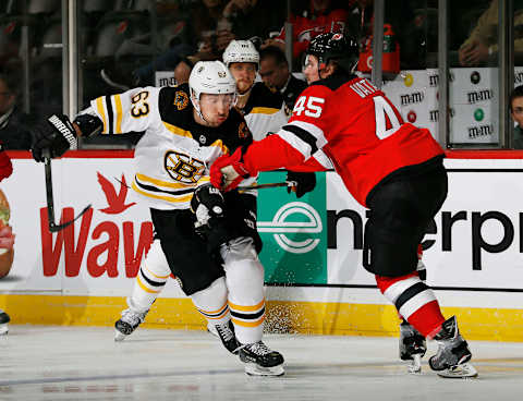 Sami Vatanen #45 of the New Jersey Devils (Photo by Paul Bereswill/Getty Images)