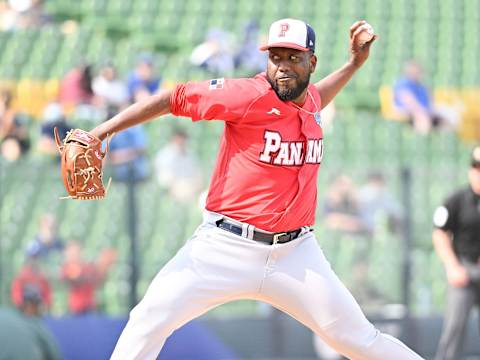 Alberto Baldonado of Tam Panama now sits and awaits his team’s fate. (Photo by Gene Wang/Getty Images)