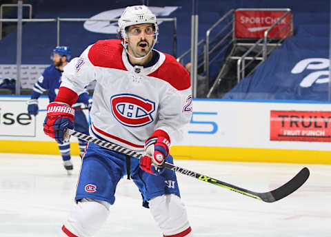 Phillip Danault #24 of the Montreal Canadiens. (Photo by Claus Andersen/Getty Images)