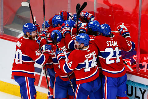 Artturi Lehkonen #62 of the Montreal Canadiens. (Photo by Vaughn Ridley/Getty Images)