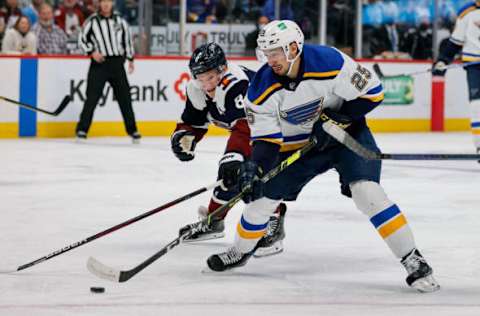 St. Louis Blues center Jordan Kyrou (25)Mandatory Credit: Isaiah J. Downing-USA TODAY Sports