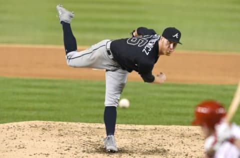 Foltynewicz is having a dominant season for the Braves. Photo by Mitchell Layton/Getty Images.