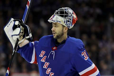 NEW YORK, NY – FEBRUARY 09: Ondrej Pavelec