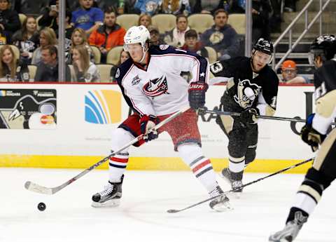 Ryan Johansen #19 of the Columbus Blue Jackets: scored a goal the last time the Jackets won in Pittsburgh. (Photo by Justin K. Aller/Getty Images)