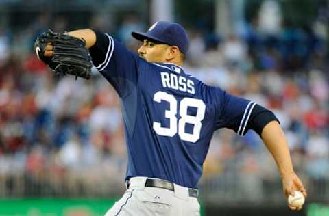 Aug 26, 2015; Washington, DC, USA; San Diego Padres starting pitcher 