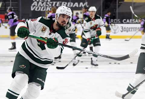 Marcus Johansson #90 of the Minnesota Wild. (Photo by Ethan Miller/Getty Images)