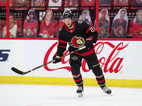 Connor Brown #28 of the Ottawa Senators (Photo by Matt Zambonin/Freestyle Photography/Getty Images)