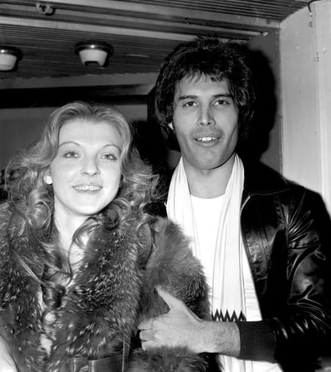 Freddie Mercury and Mary Austin photographed in 1977.