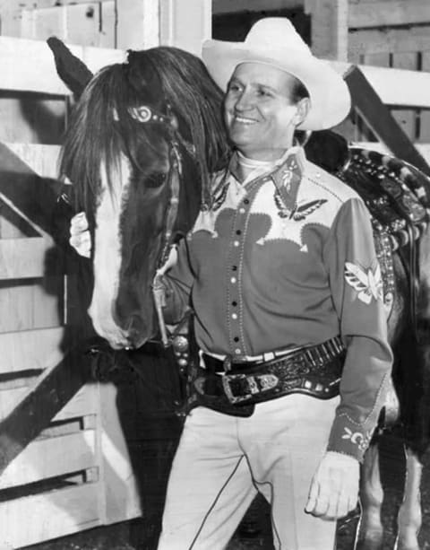 Gene Autry and Champion.