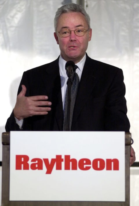 Raytheon Company CEO and chairman Daniel P. Burnham in 2002