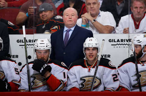 GLENDALE, AZ – MARCH 03: Head coach Bruce Boudreau of the Anaheim Ducks. (Photo by Christian Petersen/Getty Images)