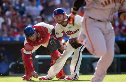 In Addition to His Pitching and Hitting, Lively Also Made a Competitive Fielding Play. Photo by Bill Streicher – USA TODAY Sports.