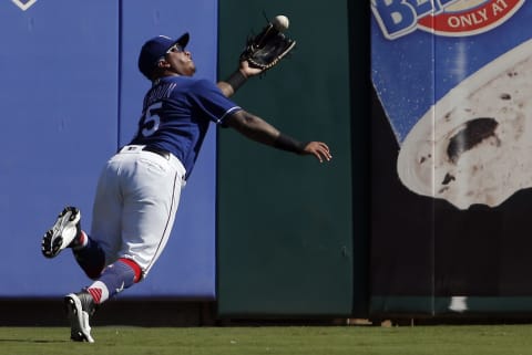 ARLINGTON, TX – OCTOBER 1: Left fielder Willie Calhoun