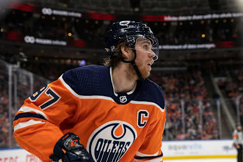 Connor McDavid #97 of the Edmonton Oilers (Photo by Codie McLachlan/Getty Images)