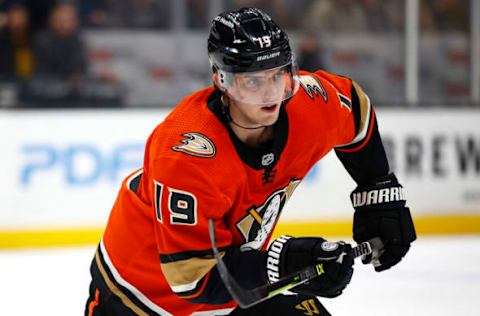 Troy Terry #19, Anaheim Ducks (Photo by Sean M. Haffey/Getty Images)