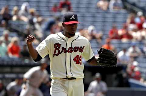 The Atlanta Braves will likely let Julio Teheran rehab for as long as he needs.  Mandatory Credit: Jason Getz-USA TODAY Sports