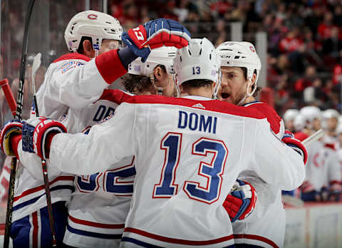 NEWARK, NEW JERSEY – NOVEMBER 21: Montreal Canadiens (Photo by Elsa/Getty Images)