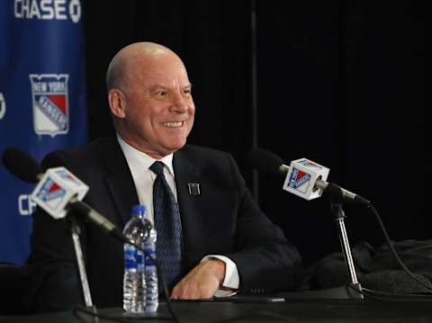 New York Ranger head coach Mike Keenan . (Photo by Bruce Bennett/Getty Images)