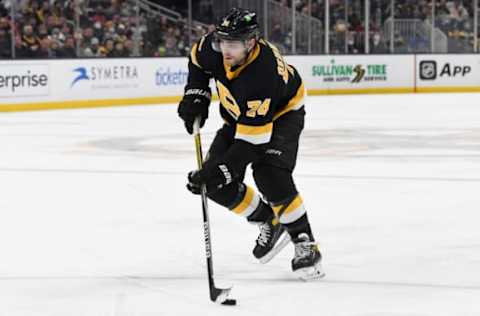 Boston Bruins Forward Jake DeBrusk, #74. Mandatory Credit: Brian Fluharty-USA TODAY Sports