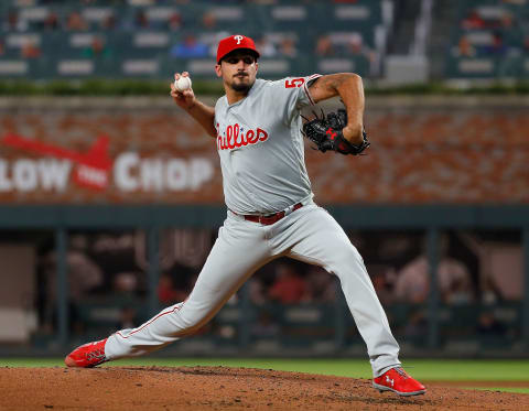 Eflin will probably be the breakout starter for the 2020 Phillies. Photo by Kevin C. Cox/Getty Images.