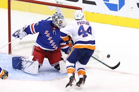 Henrik Lundqvist #30 of the New York Rangers (Photo by Andre Ringuette/Freestyle Photo/Getty Images)