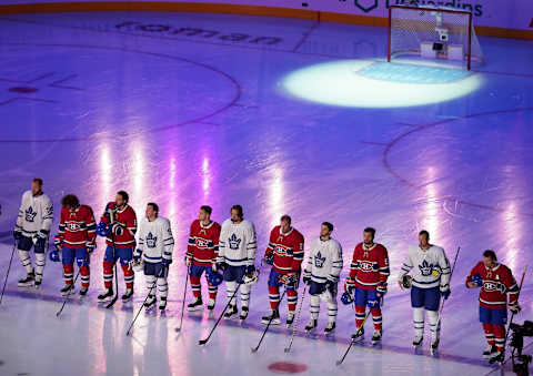 Toronto Maple Leafs, Montreal Canadiens. (Photo by Andre Ringuette/Freestyle Photo/Getty Images)