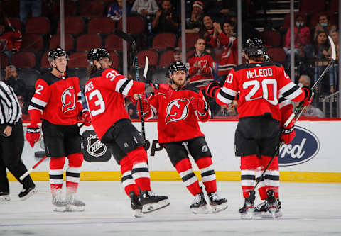 The New Jersey Devils. (Photo by Bruce Bennett/Getty Images)