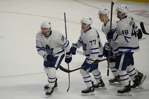 Oct 4, 2021; Ottawa, Ontario, CAN; Toronto Maple Leafs   Credit: Marc DesRosiers-USA TODAY Sports