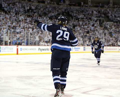 Winnipeg Jets, Patrik Laine #29. (Photo by Jason Halstead/Getty Images)