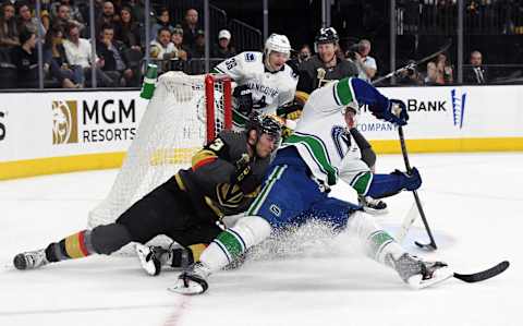 Bo Horvat #53 of the Vancouver Canucks (Photo by Ethan Miller/Getty Images)