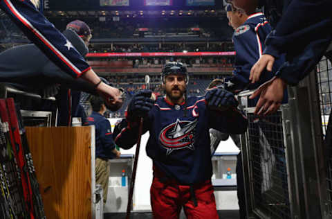 COLUMBUS, OH – OCTOBER 30: Columbus Blue Jackets F Nick Foligno