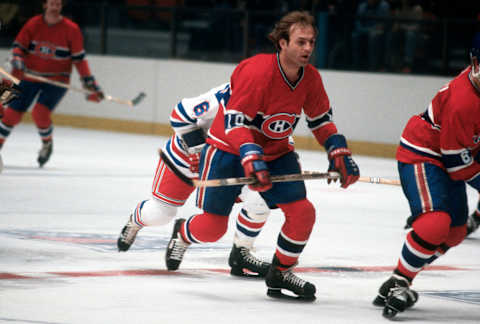 NEW YORK – CIRCA 1979: Guy Lafleur #10 of the Montreal Canadiens. (Photo by Focus on Sport/Getty Images)