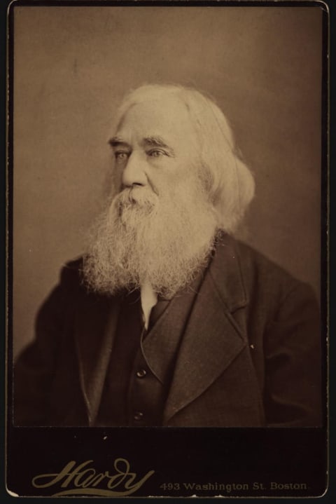 Lysander Spooner sometime before his death in 1887.