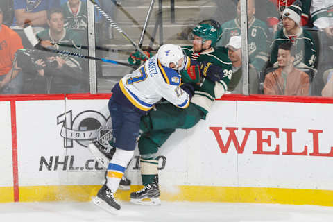 ST. PAUL, MN – APRIL 22: Jaden Schwartz