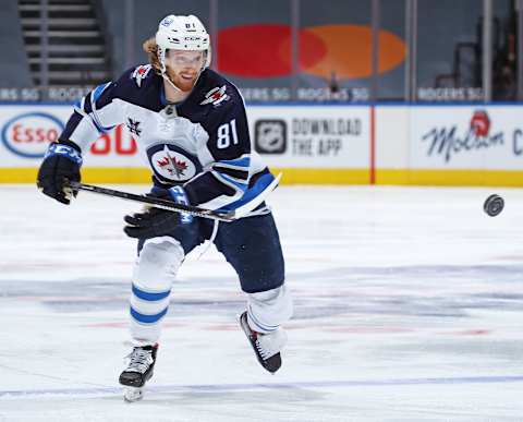 Kyle Connor #81 of the Winnipeg Jets. (Photo by Claus Andersen/Getty Images)